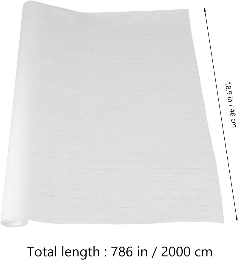 EXAOMBLE Multi-Function Chinese Art Rice Paper Roll 48cm X 20m Professional Calligraphy and Painting Practice Paper for Artists and Students White Handmade for Brush Writing and Tracing - Image 2