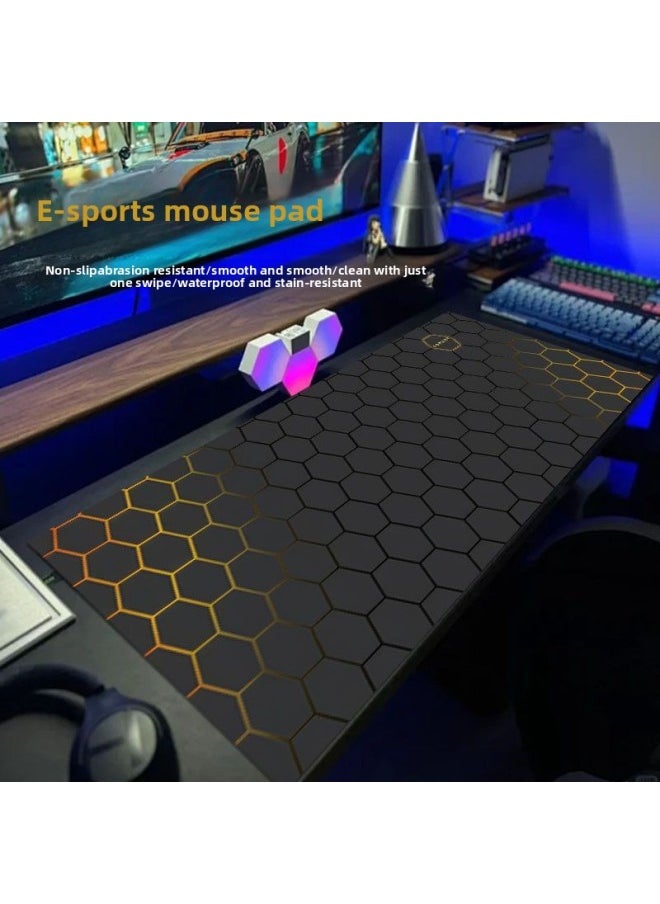 Generic - Mouse Pad Oversized Office Thickened Mouse Pad Large For Boys Computer Games Special E-sports Wrist Large Table Pad-Color:Upgraded Texture And Thickening [three-year Worry-free Warranty]-Pattern:Mechanical Style#Extra Large Desktop Mouse Pad [30x80cm] - Image 1