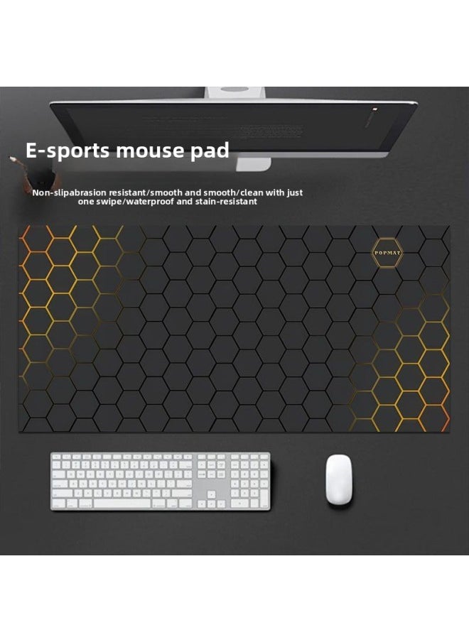 Generic - Mouse Pad Oversized Office Thickened Mouse Pad Large For Boys Computer Games Special E-sports Wrist Large Table Pad-Color:Upgraded Texture And Thickening [three-year Worry-free Warranty]-Pattern:Mechanical Style#Extra Large Desktop Mouse Pad [30x80cm] - Image 1