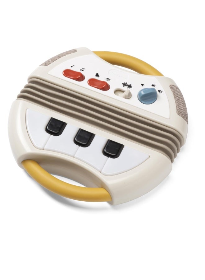 تيني لاف لعبة أكورديون Tiny Love Rockers - مجموعة الروك | آلة موسيقية إلكترونية بمفاتيح بيانو و7 ألحان روك أند رول | لعبة لتنمية المهارات الحركية الدقيقة والحسية للأطفال الصغار من عمر 12 شهرًا فما فوق - Image 5