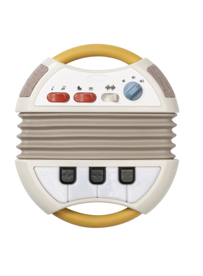 تيني لاف لعبة أكورديون Tiny Love Rockers - مجموعة الروك | آلة موسيقية إلكترونية بمفاتيح بيانو و7 ألحان روك أند رول | لعبة لتنمية المهارات الحركية الدقيقة والحسية للأطفال الصغار من عمر 12 شهرًا فما فوق - Image 1