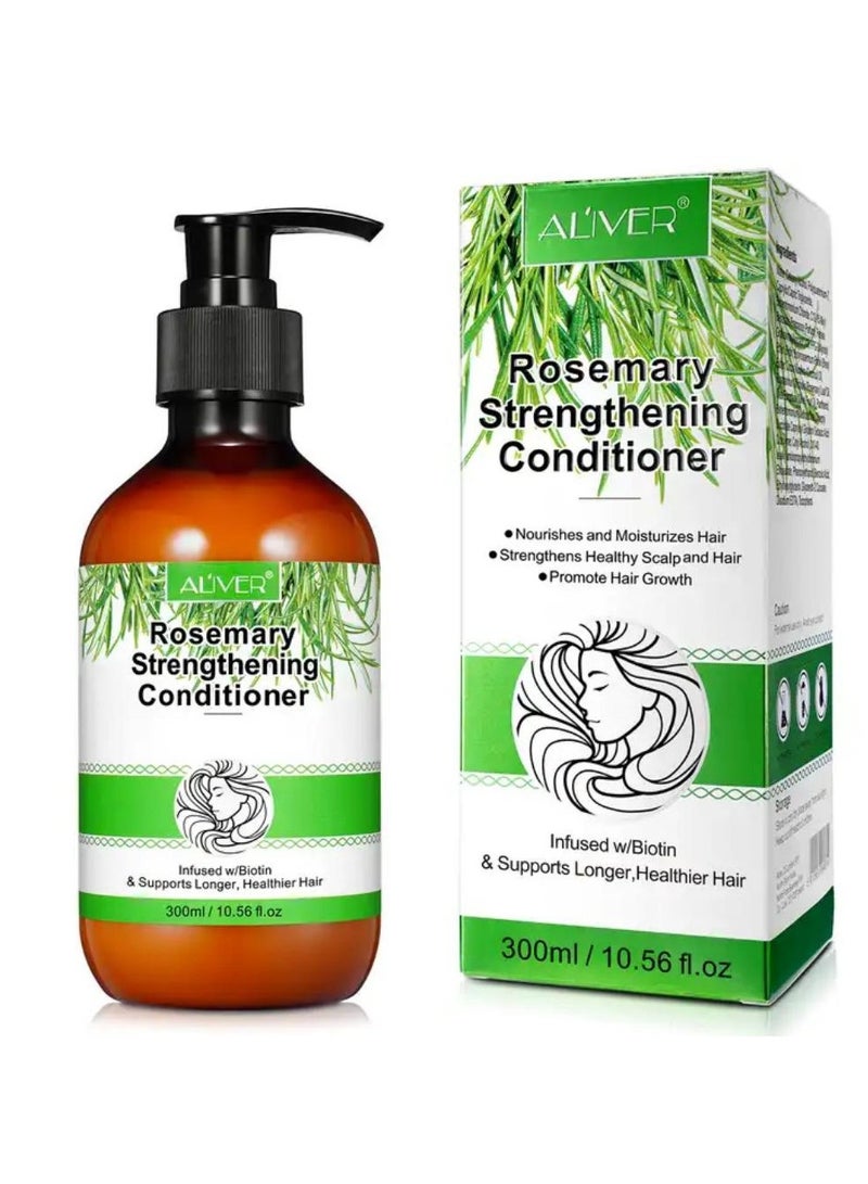 ALIVER Rosemary hair care set: shampoo + conditioner + hair growth oil - Image 2
