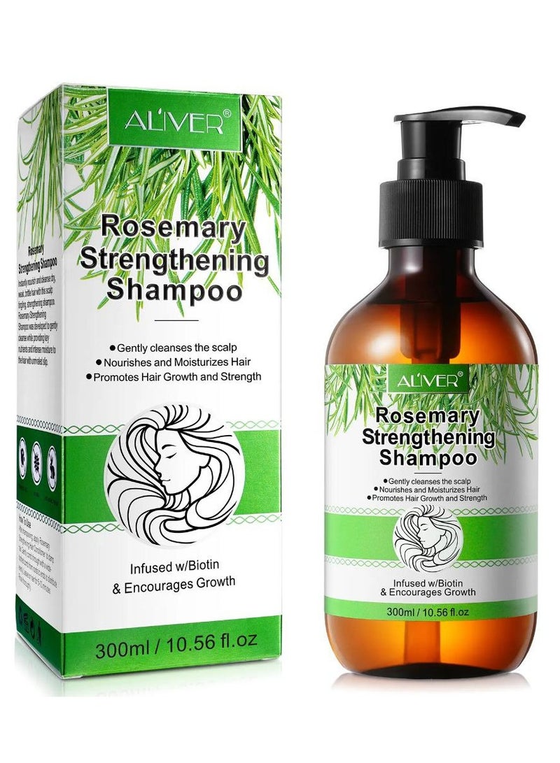 ALIVER Rosemary hair care set: shampoo + conditioner + hair growth oil - Image 3
