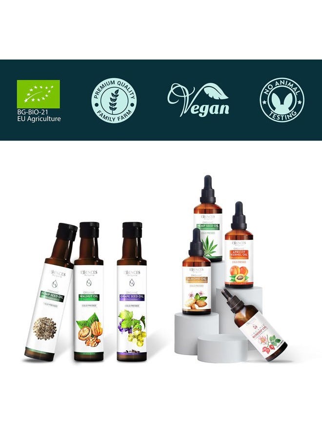 Amazing Nutrition - Organic Apricot Kernel Oil 3.4 Fl Oz | 100ml | 100% Natural Cold-Pressed Oil | Therapeutic Quality | Family Owned Farm | Massage Base Oil | Natural Moisturizer | Ideal Carrier Oil - Image 1