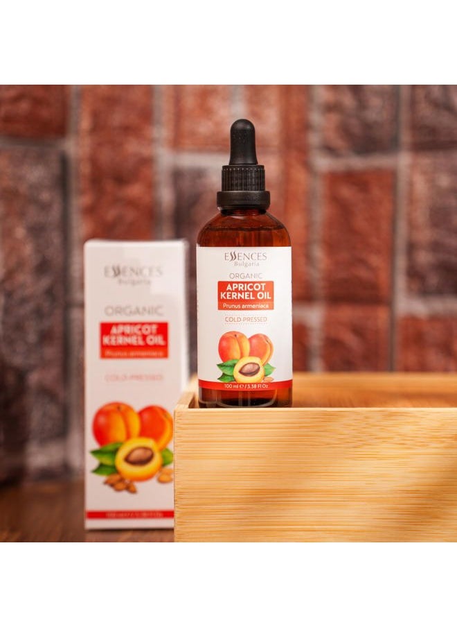 Amazing Nutrition - Organic Apricot Kernel Oil 3.4 Fl Oz | 100ml | 100% Natural Cold-Pressed Oil | Therapeutic Quality | Family Owned Farm | Massage Base Oil | Natural Moisturizer | Ideal Carrier Oil - Image 1
