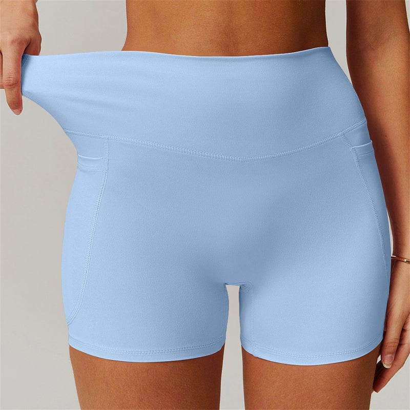 general Sports Short with Pockets Women Cycling Shorts Gym Fitness Yoga Shorts Sexy Push Up Running Tights Athletic Sportswear Female - Image 2