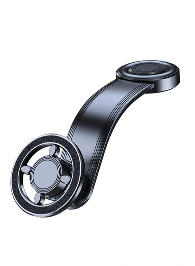 حامل هاتف للسيارة على لوحة القيادة مع مغناطيس قوي وحلقة معدنية دوران 360 درجة - Image 1