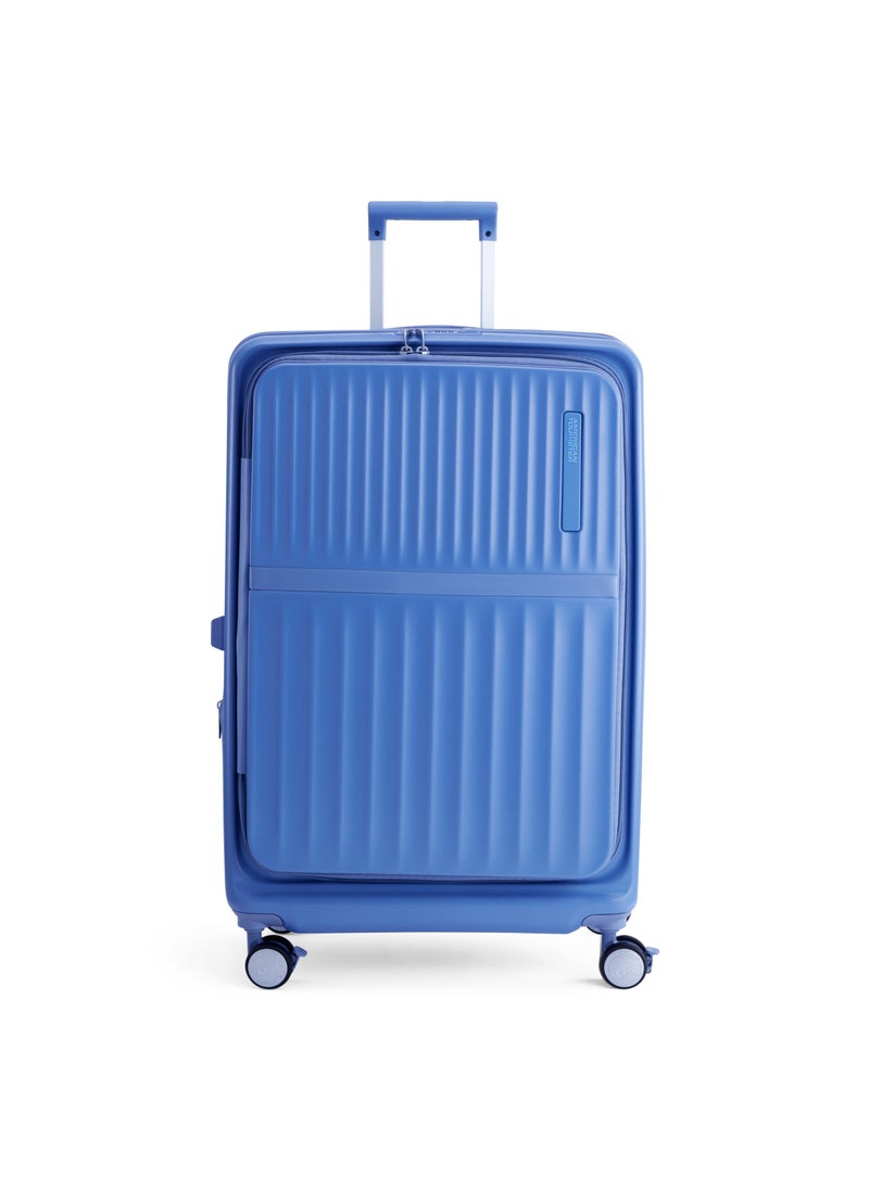 AMERICAN TOURISTER - Trento Spinner 76 cm Large Luggage Elemental Blue Hard Shell TSA Lock Expandable Trolly Bag - Image 1
