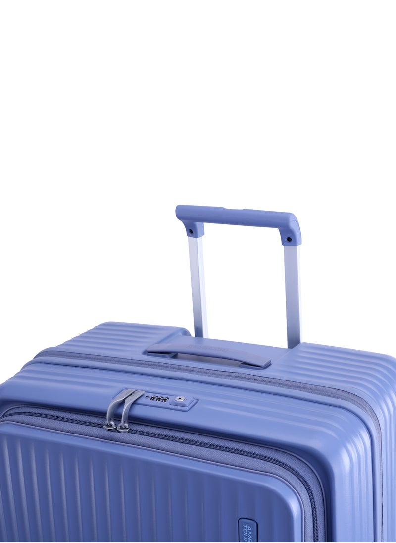 AMERICAN TOURISTER - Trento Spinner 76 cm Large Luggage Elemental Blue Hard Shell TSA Lock Expandable Trolly Bag - Image 1