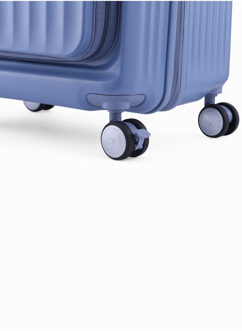 AMERICAN TOURISTER - Trento Spinner 76 cm Large Luggage Elemental Blue Hard Shell TSA Lock Expandable Trolly Bag - Image 1