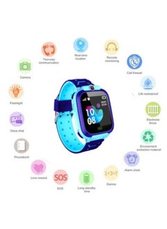 ACLIX Kids Phone Wrist Watch Smartwatch For Boys Girls With Sim Card Photo Waterproof GPS Tracker Child Kids Smart Watch Blue/Black/Purple Children's Smart Watch  - Image 5