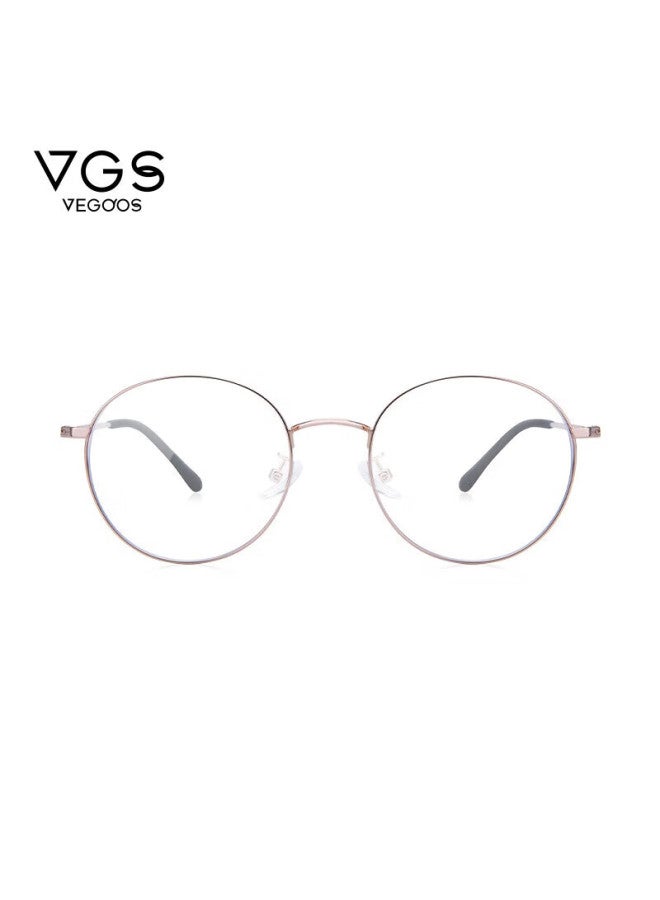 Vegoos Blue Light Blocking Radiation Protection Gl Uni Non-prescription Clear Lens Round Frame Anti-blue Light Computer And Phone Eyewear - Image 5