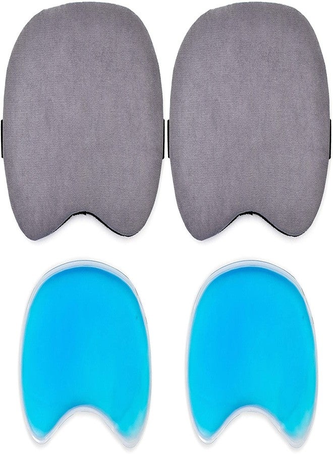 NEEV ENTERPRISE (PACK OF 2) Eye Mask For Sleeping Men Women With Cooling Gel For Night Deep Sleep, Dark Circles, Puffy Eye's, Dry Eyes And Eye Fatigue (GREY) - Image 1