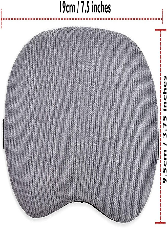 NEEV ENTERPRISE (PACK OF 2) Eye Mask For Sleeping Men Women With Cooling Gel For Night Deep Sleep, Dark Circles, Puffy Eye's, Dry Eyes And Eye Fatigue (GREY) - Image 4