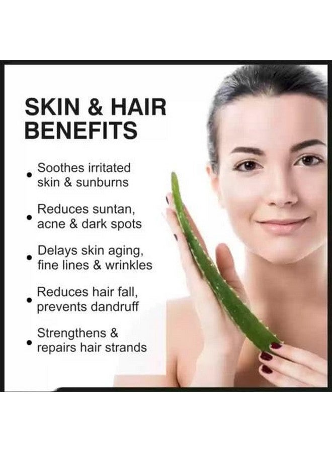 Edith Aloe Vera Gel for All Skin and Hair Types, 100g - Image 4