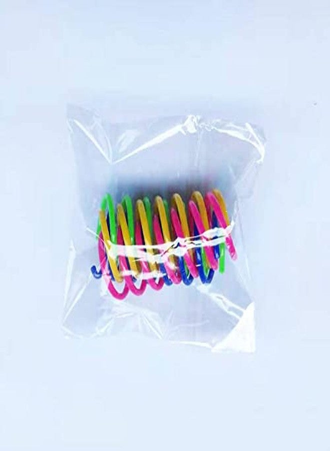 BUSHIKO Cat Spring Toy, Cat Kittens Toys Plastic Coil Spiral Springs for Swatting, Biting, Hunting, and Active Healthy Play (Random Color) - Image 3