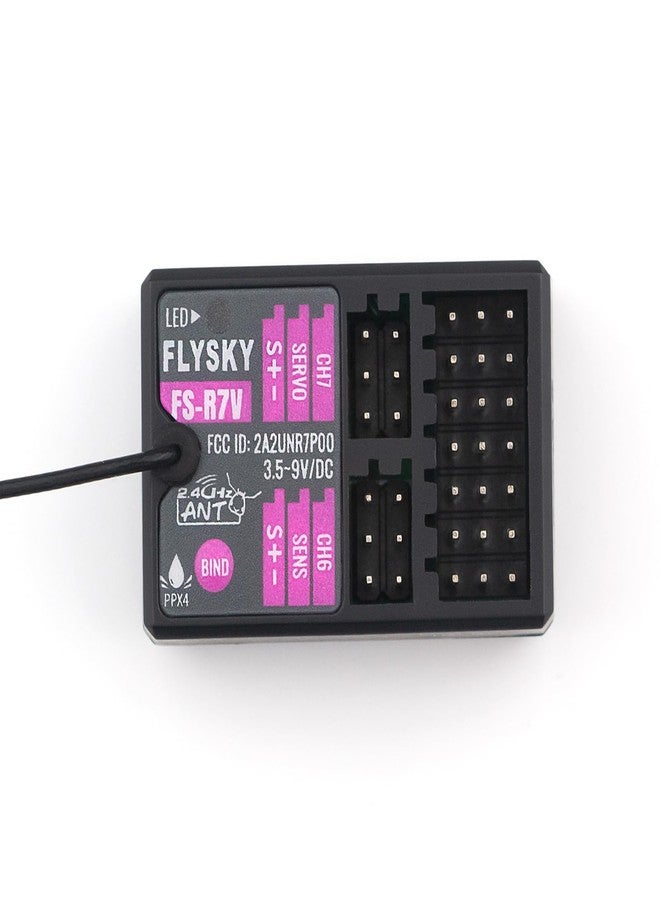 GoolRC Flysky FS-R7V Receiver, 2.4GHz 7CH Receiver ANT Protocol Single Antenna Compatible with Flysky FS-G7P Radio Transmitter for RC Car and Boat - Image 1