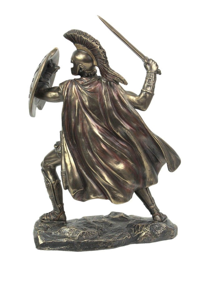 Veronese Design 9 5/8 Inch Greek Hero Achilles Battle Stance Cold Cast Resin Antique Bronze Finish Statue Home Decor - Image 3
