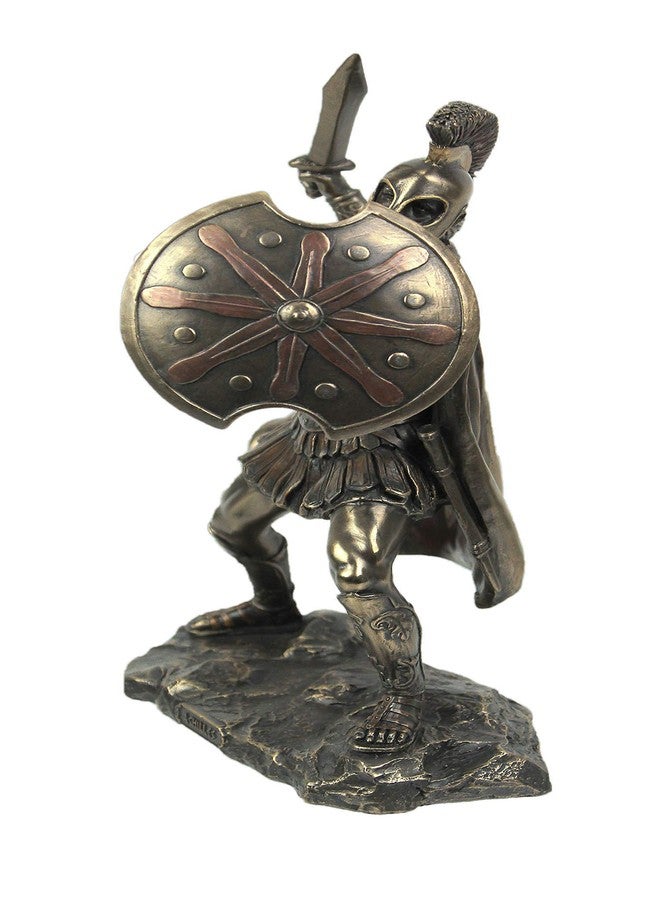 Veronese Design 9 5/8 Inch Greek Hero Achilles Battle Stance Cold Cast Resin Antique Bronze Finish Statue Home Decor - Image 2