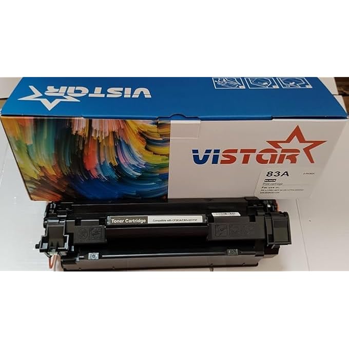 VISTAR 83A BLACK COMPATIBLE TONER CARTRIDGE REPLACEMENT FOR HP 83A CF283A TO USE WITH HP LASERJET PRO MFP M125A M125NW M125RNW M225DN M225DW M127FN M127FW M201DW M201N PRINTER (1 PACK) - Image 1