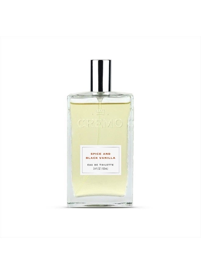 cremo Spice & Black Vanilla Cologne Spray, An Explosion of Vibrant Spices, Tobacco and Black Vanilla, 3.4 Fl Oz - Image 1