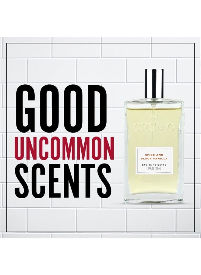 cremo Spice & Black Vanilla Cologne Spray, An Explosion of Vibrant Spices, Tobacco and Black Vanilla, 3.4 Fl Oz - Image 2