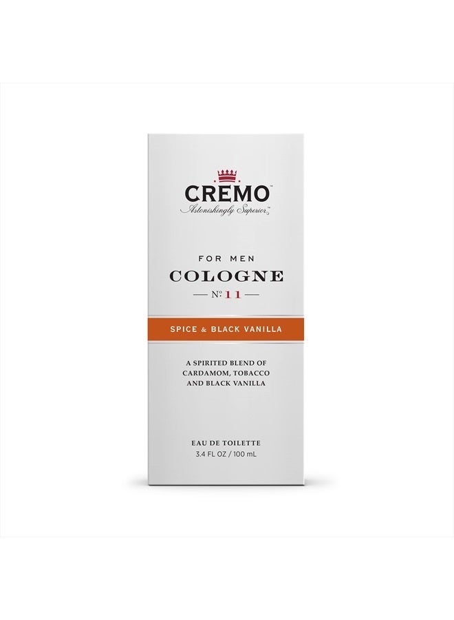 cremo Spice & Black Vanilla Cologne Spray, An Explosion of Vibrant Spices, Tobacco and Black Vanilla, 3.4 Fl Oz - Image 4