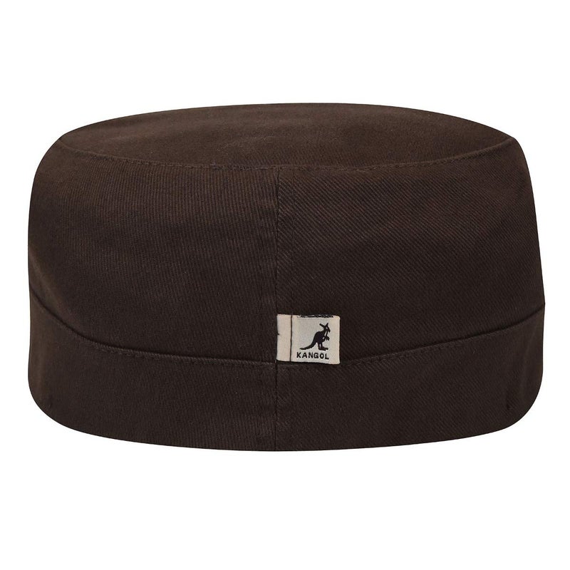 KANGOL قبعة الجيش من قطن كانغول - بني / L / XL - Image 4