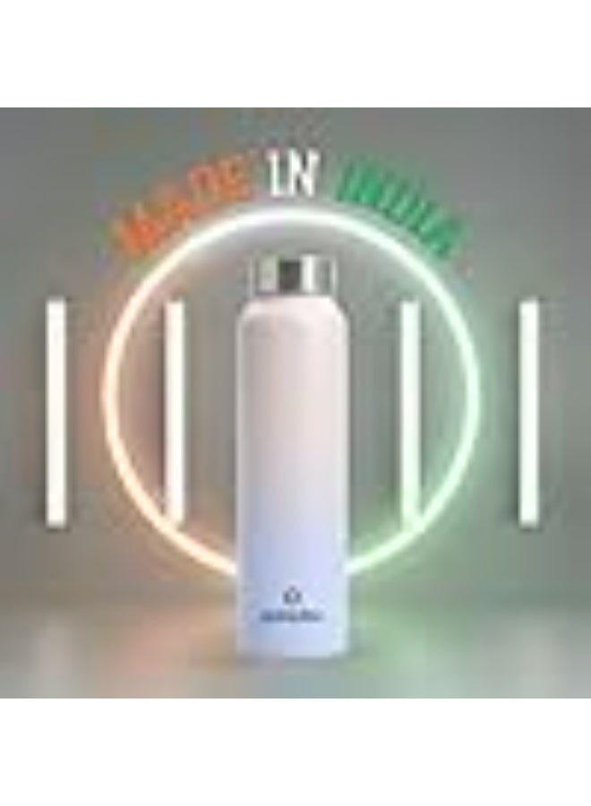 Speedex Stainless Steel Water Bottle 1 Ltr, Leak Proof Screw Cap, BIS Approved 1000 ml Metal Bottle For Daily, Office, School, Gym, Travel Use for Men, Women, Kids, Adults, Pink Blue, Set of 4 - Image 5
