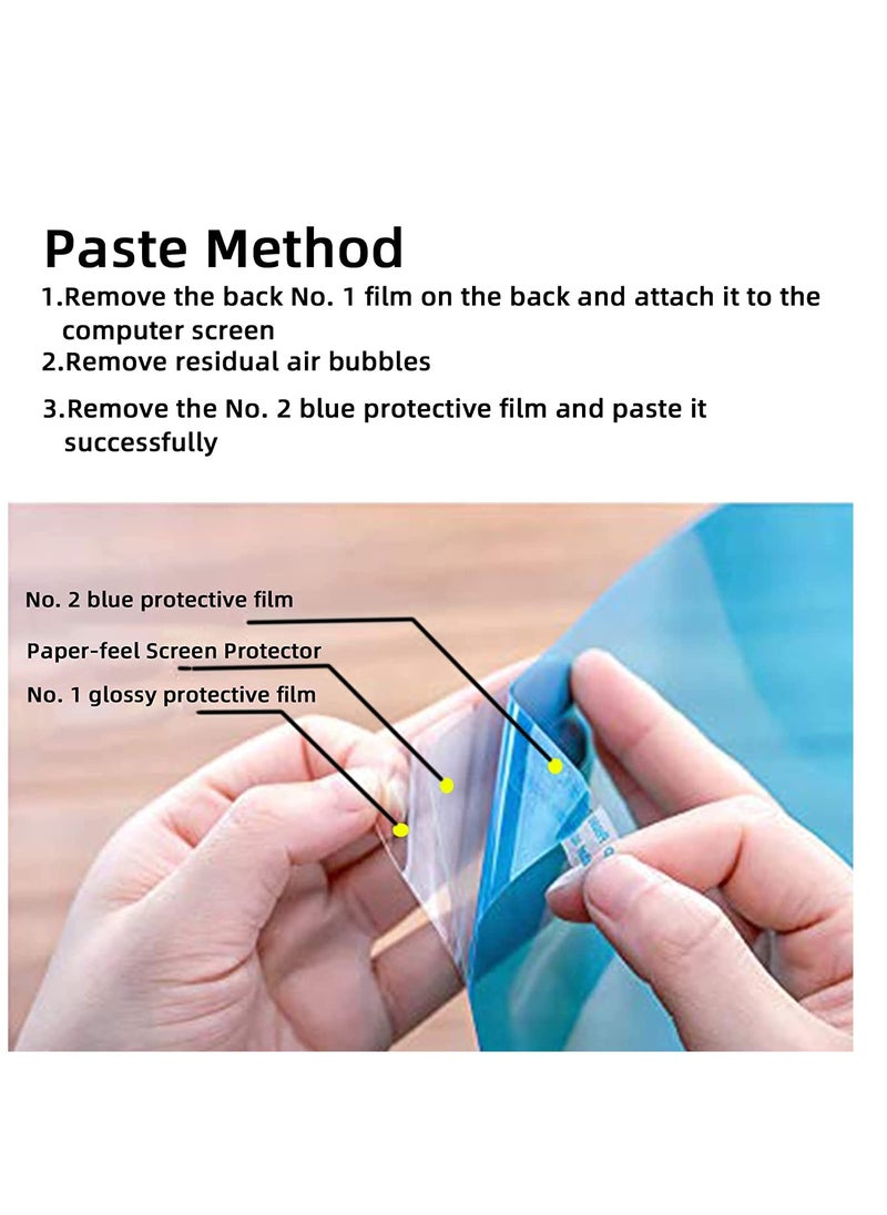 Generic - 2Packs Paperfeel Screen Protector for Samsung Galaxy Tab A9,  Matte PET Paper Screen Protector for Drawing Writing [Anti-Fingerprint] [High Sensitivity] - Image 1