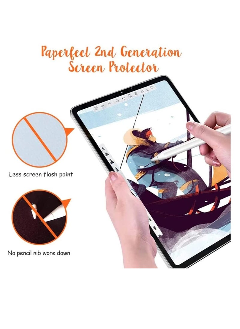 Generic - 2Packs Paperfeel Screen Protector for Samsung Galaxy Tab A9,  Matte PET Paper Screen Protector for Drawing Writing [Anti-Fingerprint] [High Sensitivity] - Image 1