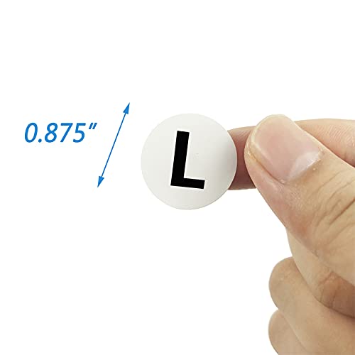 FuraHa 3500 PCS Clothing Size Stickers Labels 7/8" Round Self Adhesive Size Stickers for Clothing T Shirts Retail, 5 Sizes (S, M, L, XL, XXL) - Image 2