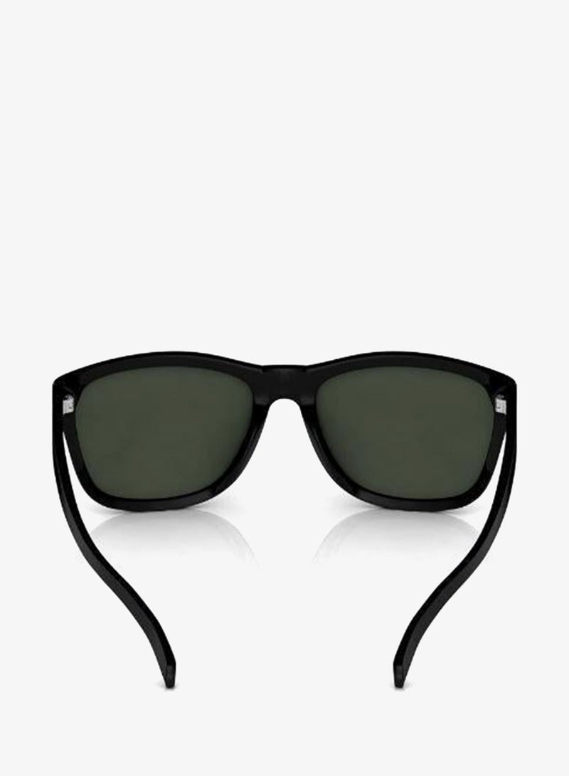 fastrack Polarized Sunglasses Black Frame Green Mirror Lens 60mm  - P379GR4PV - Image 4