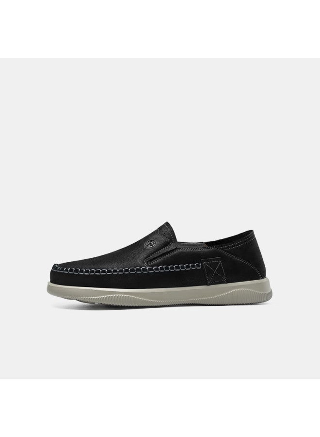 Mellen Minimalist Fashion Loafers Slip-on Soft Comfortable Casual Shoes Meb67282 Black Size 43 - Image 1