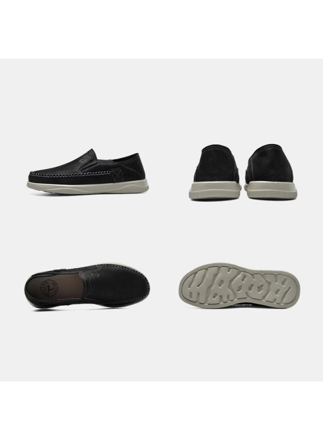 Mellen Minimalist Fashion Loafers Slip-on Soft Comfortable Casual Shoes Meb67282 Black Size 43 - Image 3