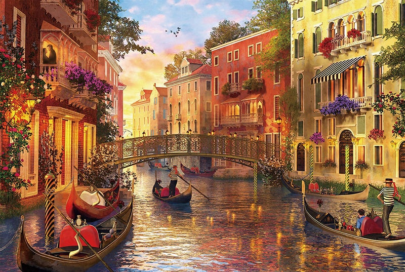 Adult 1000 Pieces Of World Famous Paintings Van Gogh Starry Sky Youth Puzzle Paper Puzzle Decompression Toy Supply - Image 1