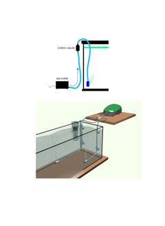 KASTWAVE KASTWAVE Aquarium Air Pump Accessories, Airline Tubing Standard Aquarium Air Pump Accessories with Air Stones, Check Valves, Suction Cups and Connectors 4m  - Image 2