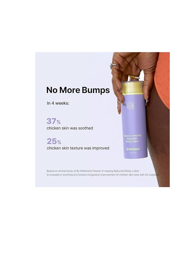 BY WISHTREND Vitamin A-mazing Bakuchiol Body Lotion 150g, Korean body lotion, skin bumps, chicken skin, hyperpigmentation, dull wrinkles, pore care for All Skin Types - Image 5