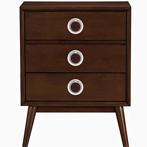 VOLO Round Red Drawer Puller Knob for Drawers and cabinets (Pack of 1) (Color : Satin) - Image 5