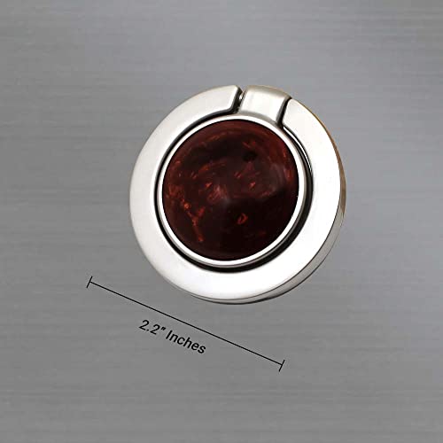 VOLO Round Red Drawer Puller Knob for Drawers and cabinets (Pack of 1) (Color : Satin) - Image 2