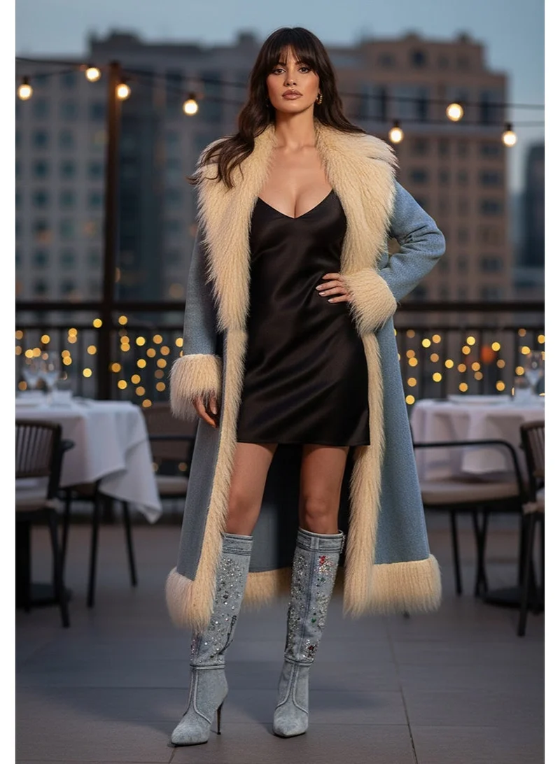 لندن راج حذاء جينز متعدد الألوان من قماش الجينز