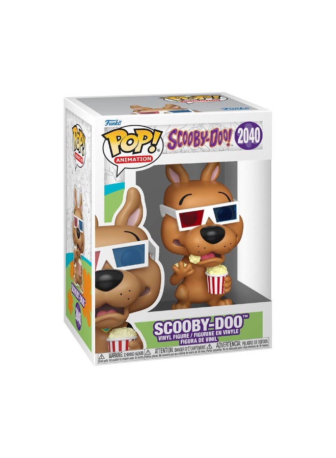 Funko POP! Animation Scooby-Doo! Scooby-Doo with 3D Glasses Vinyl Figure (11.2 cm) - Image 1