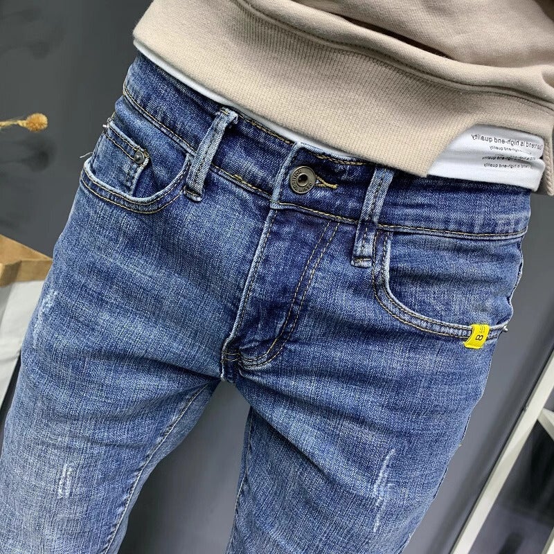 Unisex Classic Denim Jeans Loose Fit Daily Outdoor Wear - Image 4