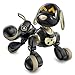 Ruko 18011 Robot Dog Toy Smart Interactive Puppy with 30 LED Faces Remote Gesture Control Programmable Electronic Pet for Kids Ages 38 Black Gold - Image 2