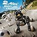 Ruko 18011 Robot Dog Toy Smart Interactive Puppy with 30 LED Faces Remote Gesture Control Programmable Electronic Pet for Kids Ages 38 Black Gold - Image 4