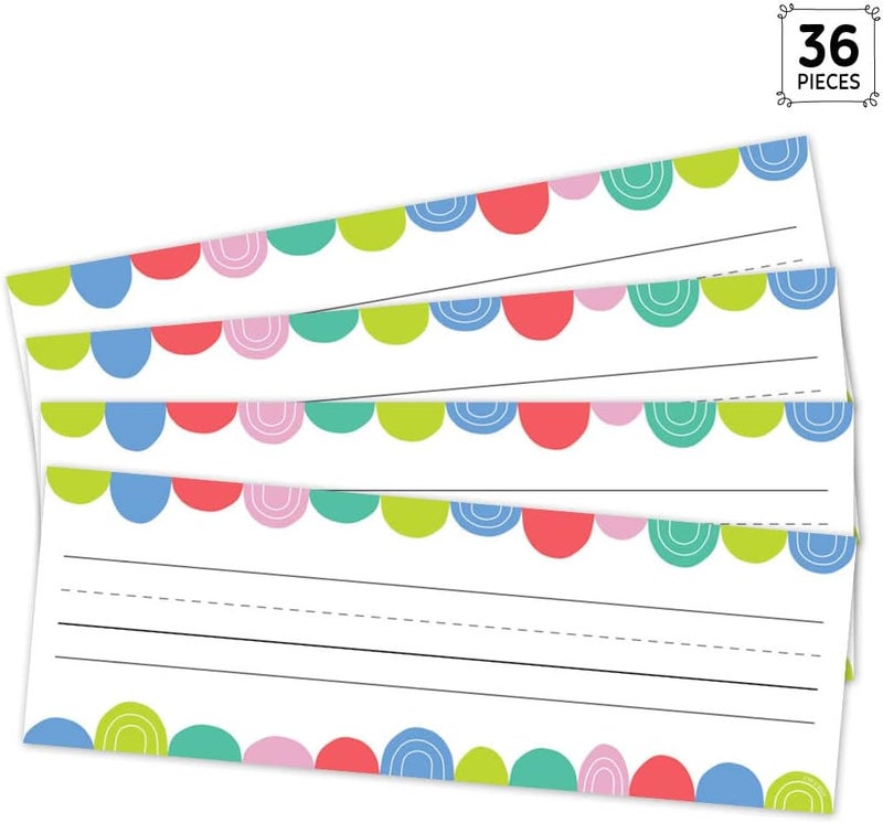 Creative Teaching Press CTP Rainbow Drops Name Plates Learning Décor for Classroom ( 10622) - Image 2