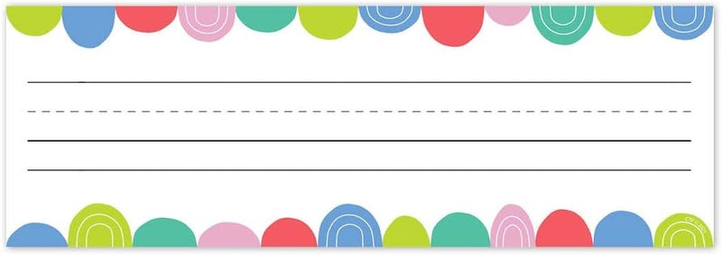 Creative Teaching Press CTP Rainbow Drops Name Plates Learning Décor for Classroom ( 10622) - Image 1