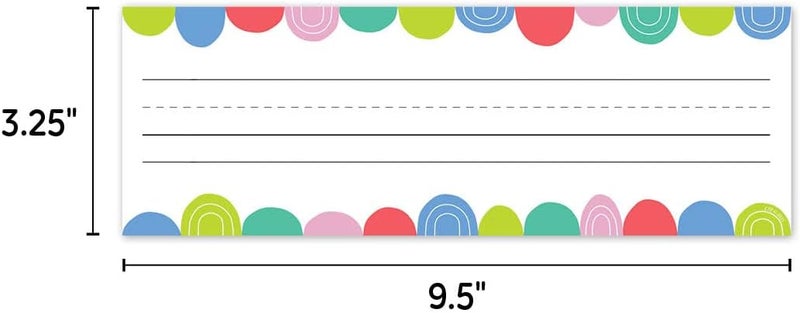 Creative Teaching Press CTP Rainbow Drops Name Plates Learning Décor for Classroom ( 10622) - Image 3