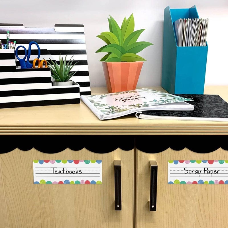 Creative Teaching Press CTP Rainbow Drops Name Plates Learning Décor for Classroom ( 10622) - Image 5