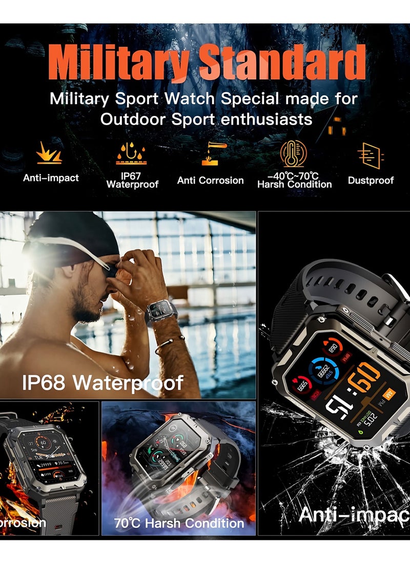 ArmFit - Smart watch for men with Bluetooth Calling and Fitness Tracker Waterproof - Image 1